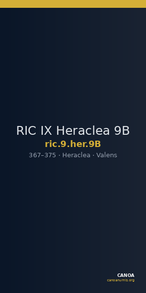 RIC IX Heraclea 9B — CANOA
