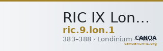 RIC IX Londinium 1 — CANOA