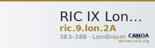 RIC IX Londinium 2A — CANOA