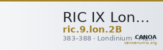 RIC IX Londinium 2B — CANOA