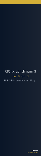 RIC IX Londinium 3 — CANOA