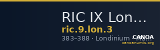 RIC IX Londinium 3 — CANOA
