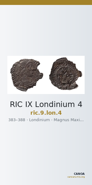 RIC IX Londinium 4 — CANOA