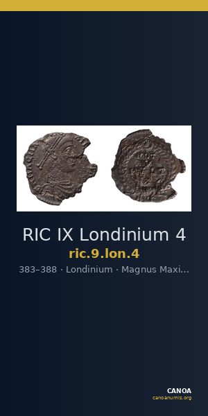 RIC IX Londinium 4 — CANOA
