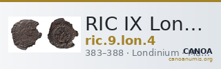 RIC IX Londinium 4 — CANOA