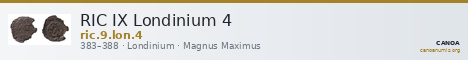 RIC IX Londinium 4 — CANOA