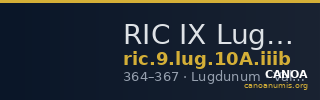 RIC IX Lugdunum 10A: Subtype iiib — CANOA