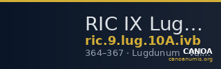 RIC IX Lugdunum 10A: Subtype ivb — CANOA