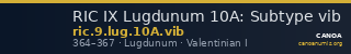 RIC IX Lugdunum 10A: Subtype vib — CANOA