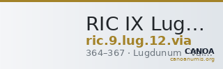 RIC IX Lugdunum 12: Subtype via — CANOA