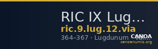 RIC IX Lugdunum 12: Subtype via — CANOA