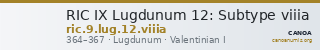 RIC IX Lugdunum 12: Subtype viiia — CANOA