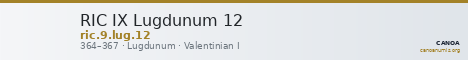 RIC IX Lugdunum 12 — CANOA