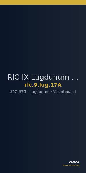 RIC IX Lugdunum 17A — CANOA