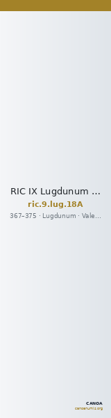 RIC IX Lugdunum 18A — CANOA