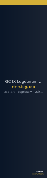 RIC IX Lugdunum 18B — CANOA