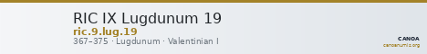 RIC IX Lugdunum 19 — CANOA