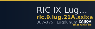 RIC IX Lugdunum 21A: Subtype xxixa — CANOA