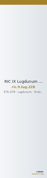 RIC IX Lugdunum 22B — CANOA