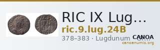 RIC IX Lugdunum 24B — CANOA