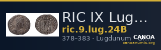 RIC IX Lugdunum 24B — CANOA