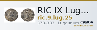 RIC IX Lugdunum 25 — CANOA