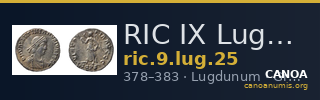 RIC IX Lugdunum 25 — CANOA