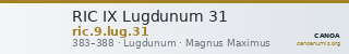 RIC IX Lugdunum 31 — CANOA