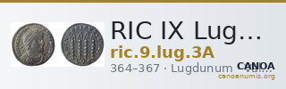 RIC IX Lugdunum 3A — CANOA