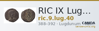 RIC IX Lugdunum 40 — CANOA