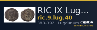 RIC IX Lugdunum 40 — CANOA