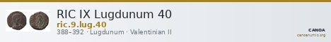 RIC IX Lugdunum 40 — CANOA