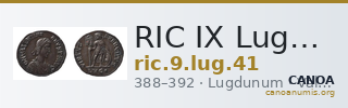 RIC IX Lugdunum 41 — CANOA