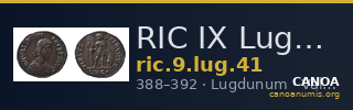 RIC IX Lugdunum 41 — CANOA