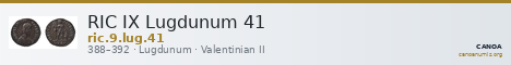 RIC IX Lugdunum 41 — CANOA