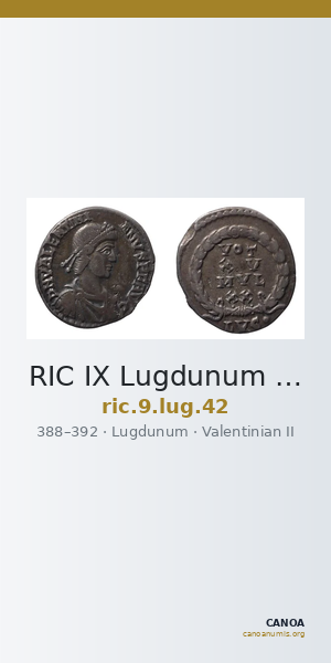 RIC IX Lugdunum 42 — CANOA
