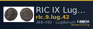 RIC IX Lugdunum 42 — CANOA