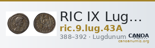RIC IX Lugdunum 43A — CANOA