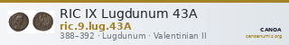 RIC IX Lugdunum 43A — CANOA
