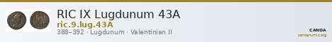 RIC IX Lugdunum 43A — CANOA