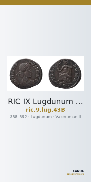 RIC IX Lugdunum 43B — CANOA