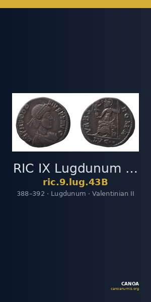 RIC IX Lugdunum 43B — CANOA