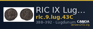 RIC IX Lugdunum 43C — CANOA