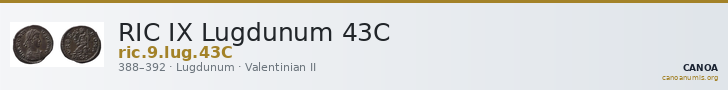 RIC IX Lugdunum 43C — CANOA