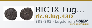 RIC IX Lugdunum 43D — CANOA