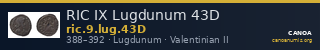 RIC IX Lugdunum 43D — CANOA