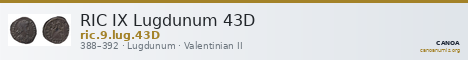 RIC IX Lugdunum 43D — CANOA