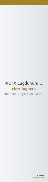 RIC IX Lugdunum 44B — CANOA