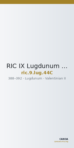 RIC IX Lugdunum 44C — CANOA