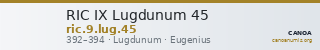 RIC IX Lugdunum 45 — CANOA